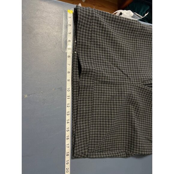 Talbots Womens Black/Gray Houndstooth Chatham Ankle Pants Size 16 Stretch - Picture 5 of 13